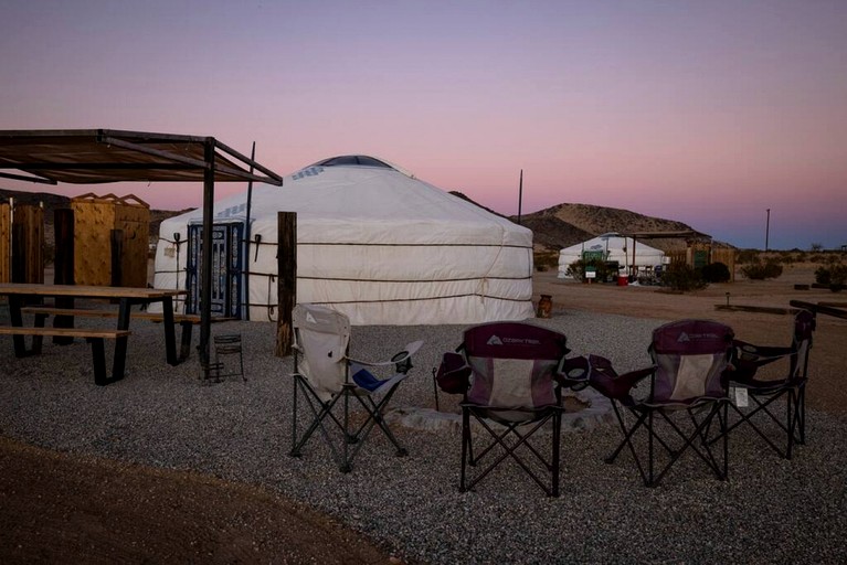 Yurts (United States of America, Twentynine Palms, California)