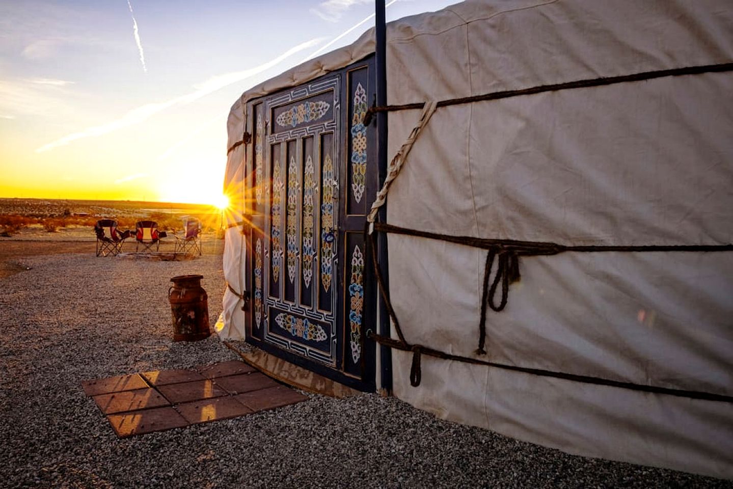 Family-Friendly Yurt for Stargazing near Joshua Tree National Park, California
