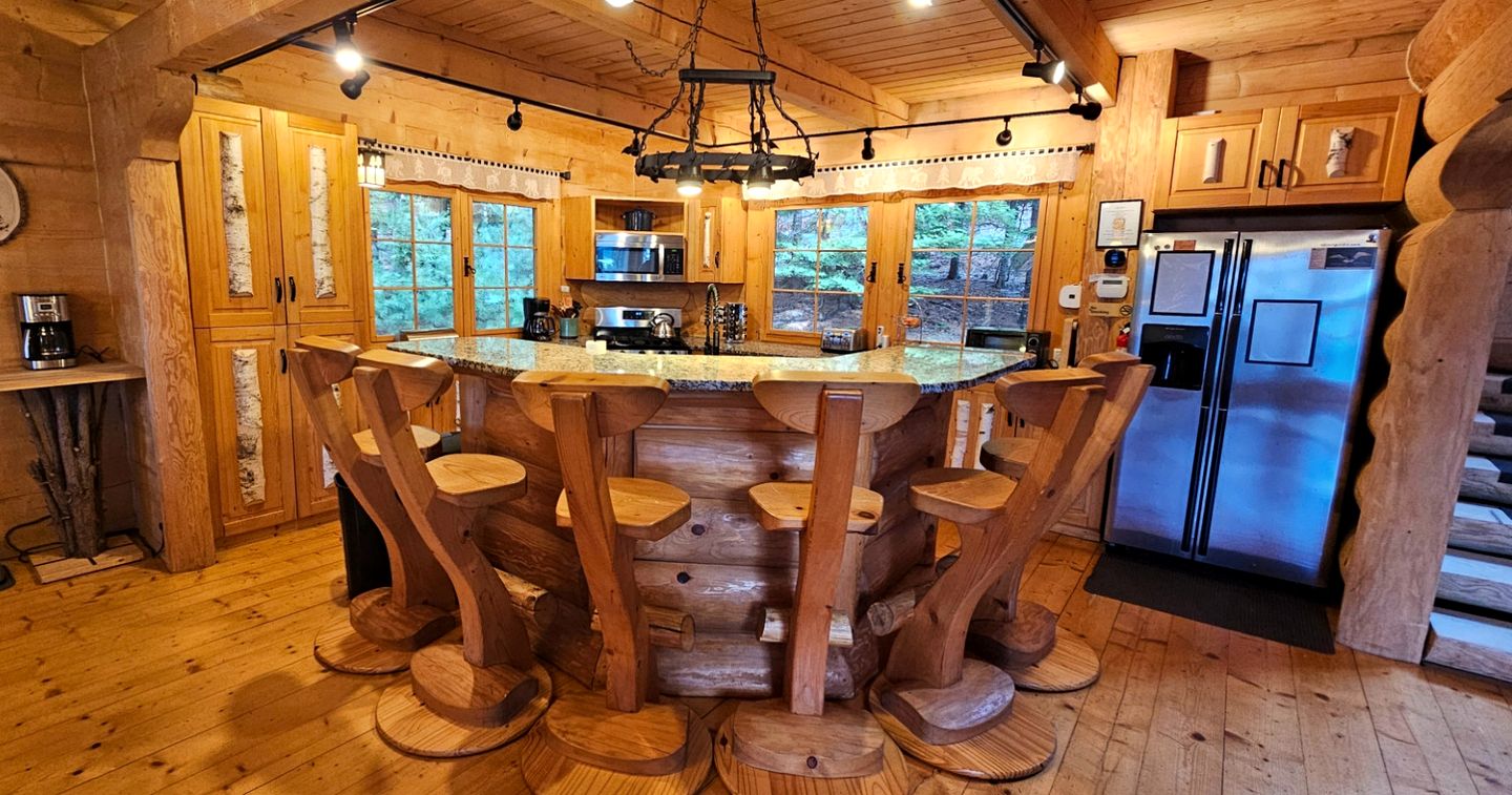 Rustic Luxury Retreat with Panoramic Lake & Mountain Views in Beaver Cove, Maine