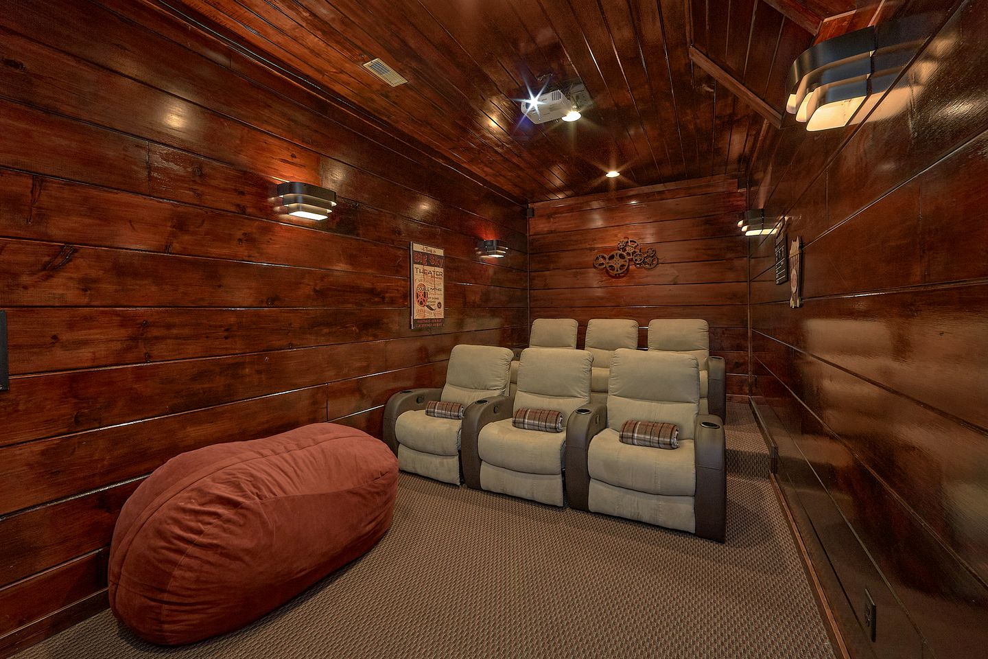 Epic Gatlinburg Cabin Retreat with a Pool, Hot Tub, and Cinema