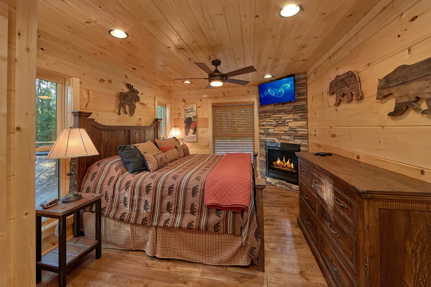 Epic Gatlinburg Cabin Retreat with a Pool, Hot Tub, and Cinema