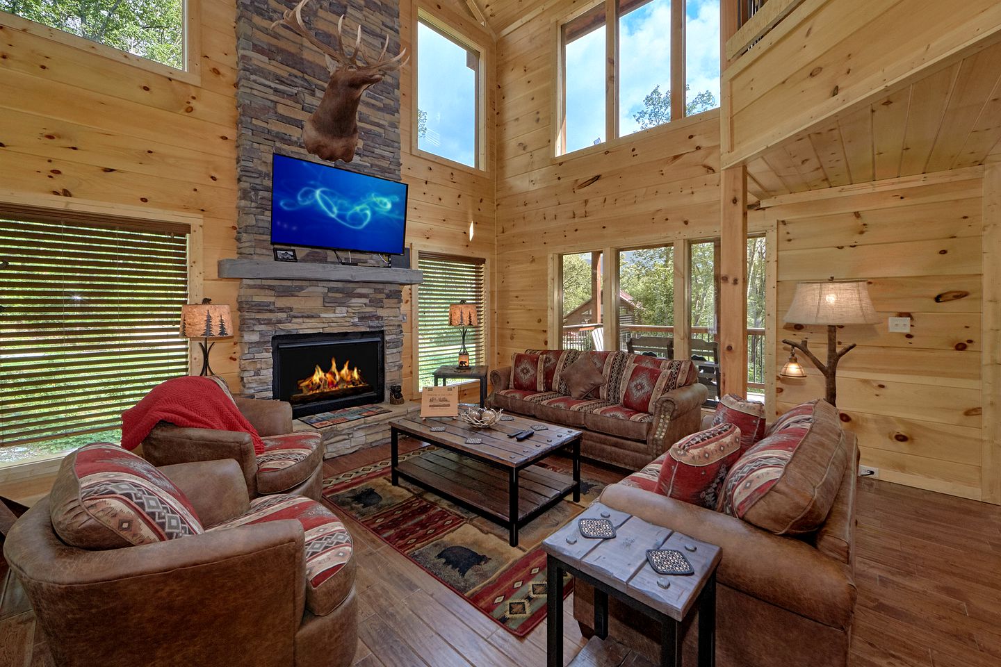Epic Gatlinburg Cabin Retreat with a Pool, Hot Tub, and Cinema