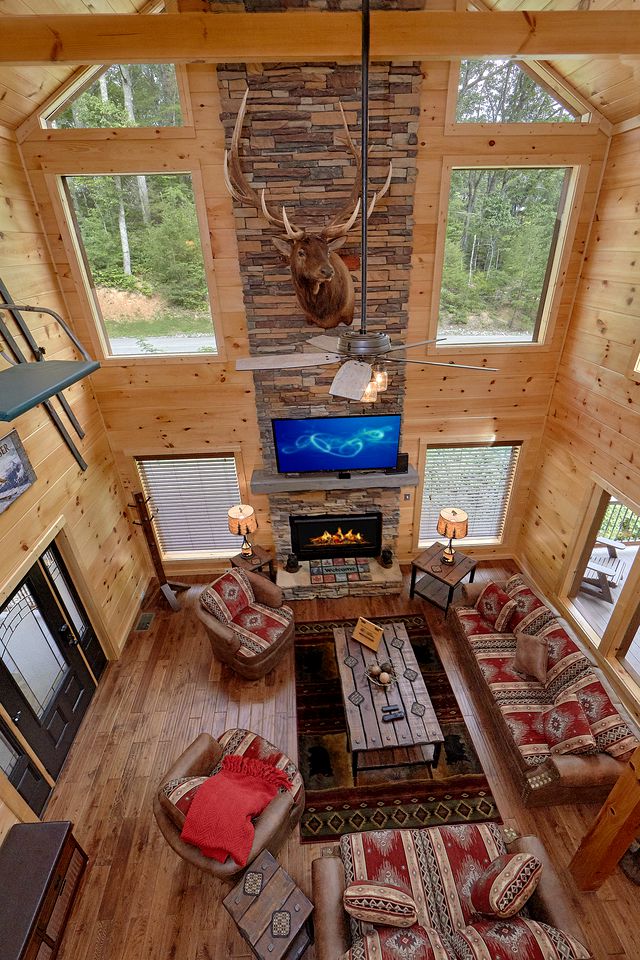 Epic Gatlinburg Cabin Retreat with a Pool, Hot Tub, and Cinema