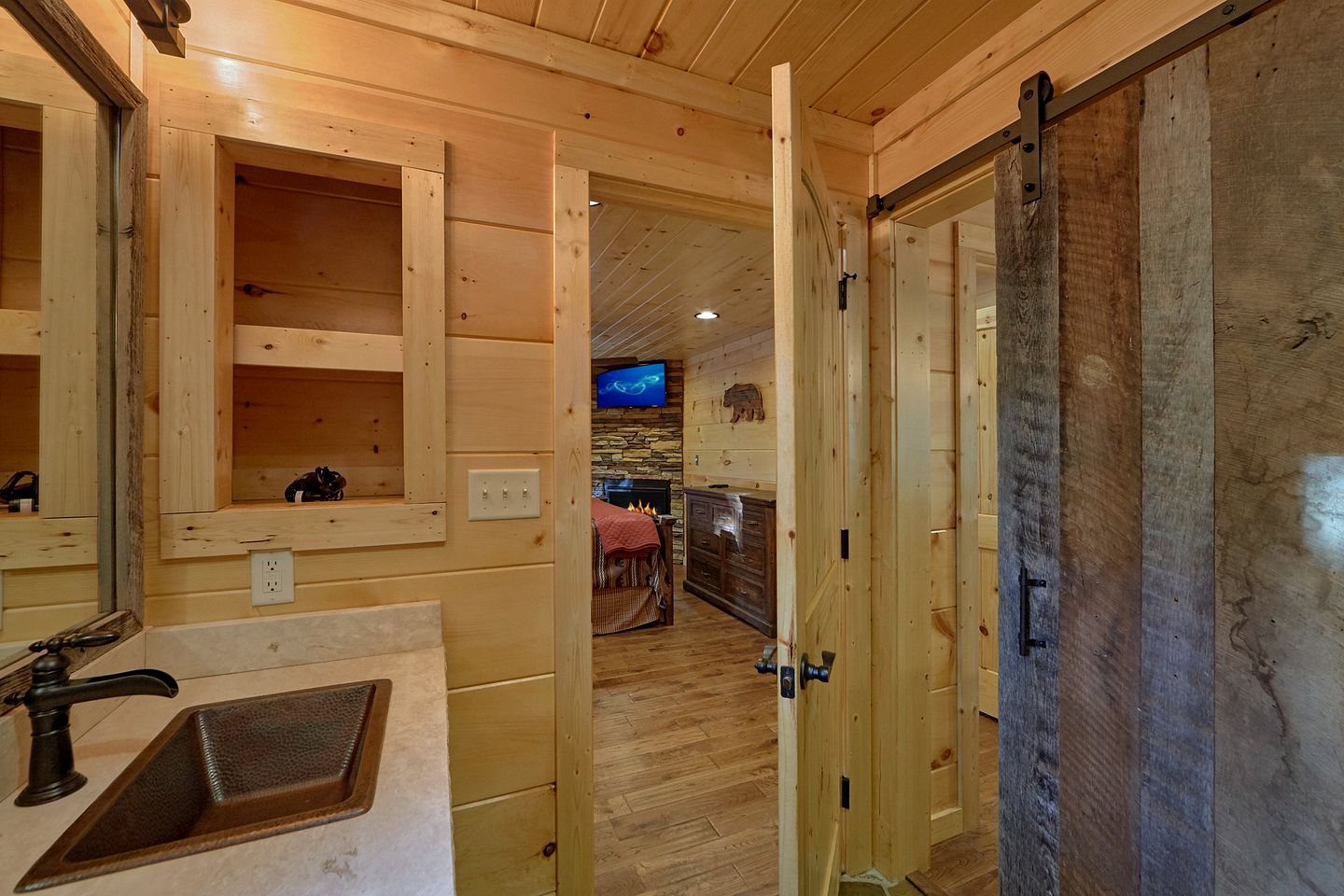 Epic Gatlinburg Cabin Retreat with a Pool, Hot Tub, and Cinema