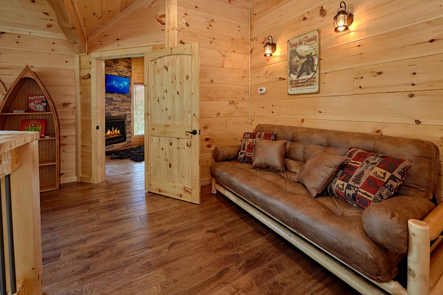 Epic Gatlinburg Cabin Retreat with a Pool, Hot Tub, and Cinema