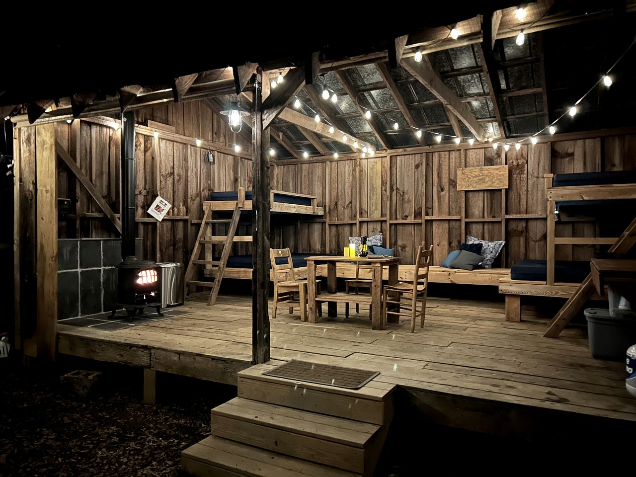 Peaceful Cabin Stay with Fire Pit, Sauna & Mountain Adventure in Zirconia, North Carolina