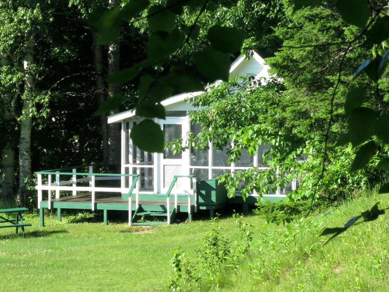 Beach Cottage with Views of Lake Baptiste in Ontario