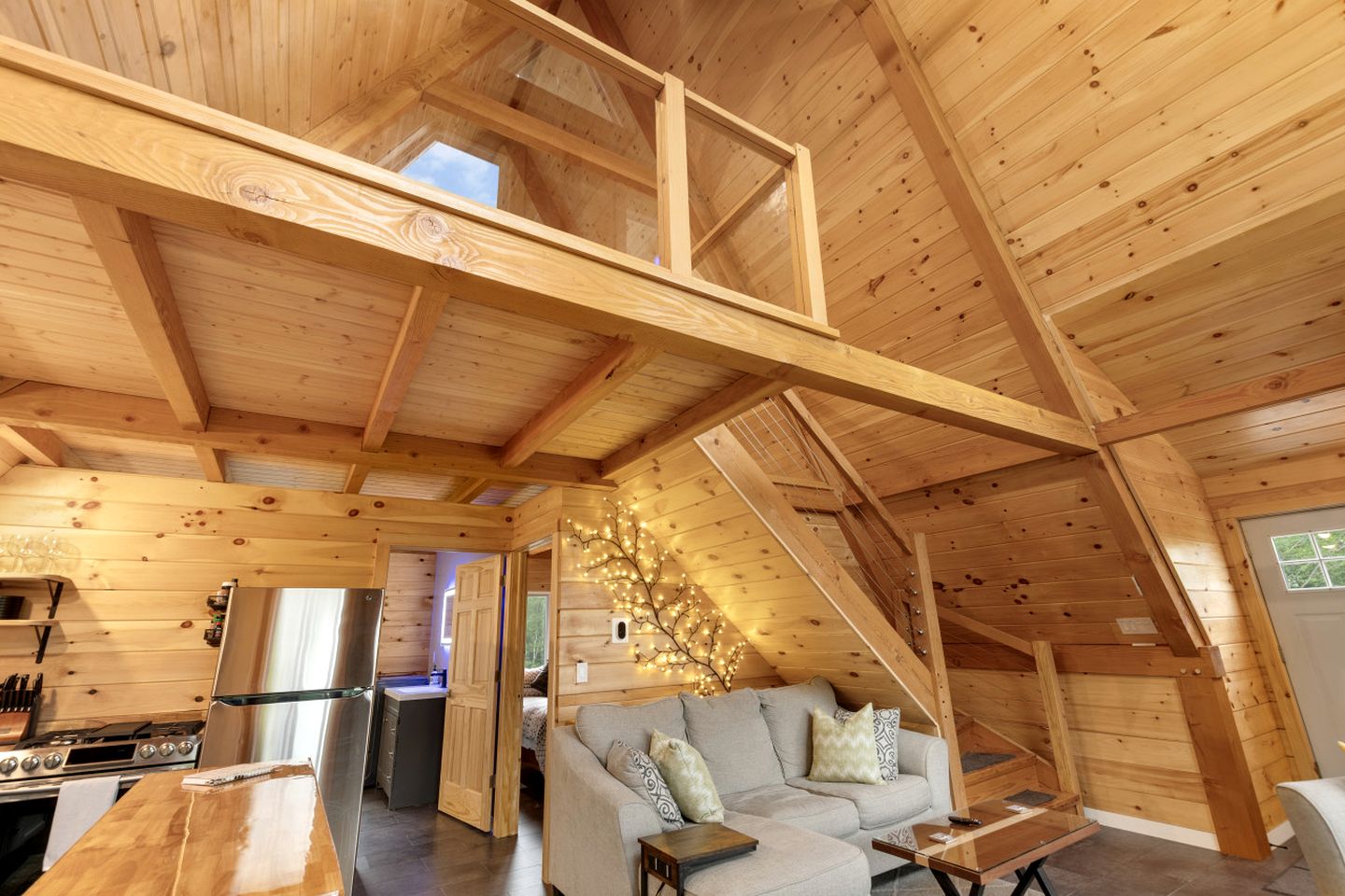 Luxurious A-Frame Cabin Nestled Among Spectacular Nature in New Hampshire