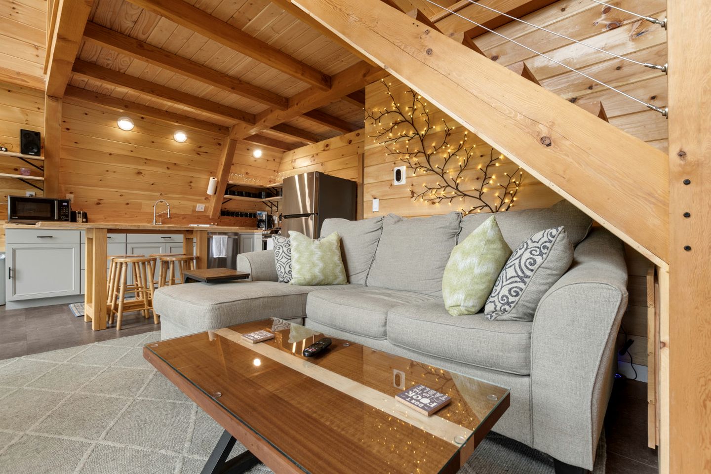 Luxurious A-Frame Cabin Nestled Among Spectacular Nature in New Hampshire