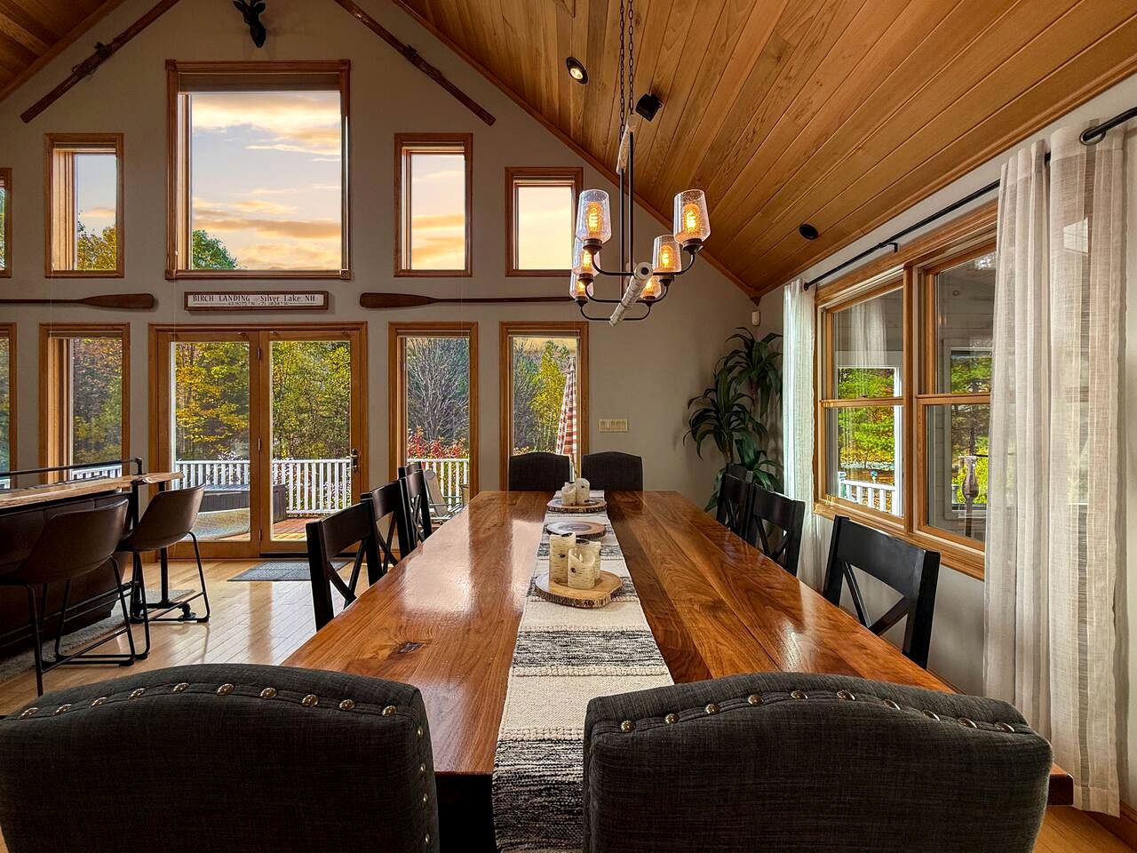 Gorgeous Modern Vacation Rental with Game Room Surrounded by Nature in Madison, New Hampshire