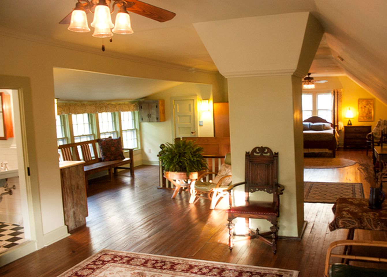 Artists' Suite Rental with Loft near Asheville, North Carolina