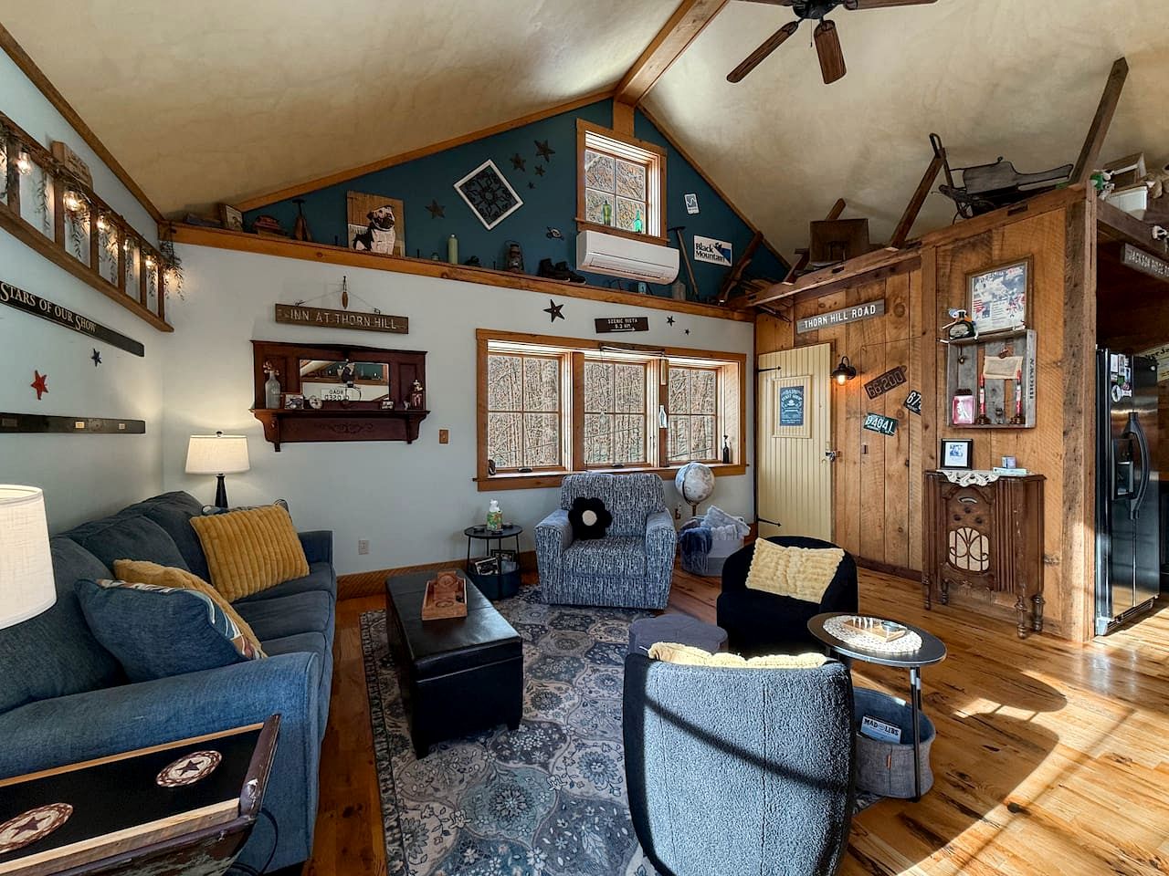 Peaceful Mountain Treehouse Oasis with Fire Pit & Gardens near Black Mountain in Jackson, New Hampshire