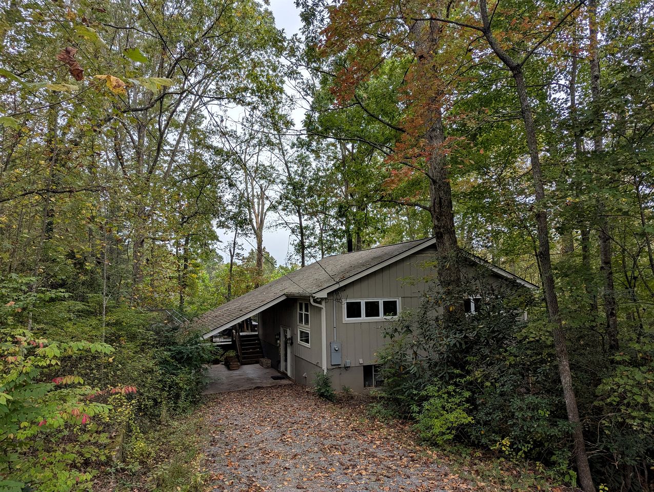 Charming Mountain Treehouse with Forest Views near Downtown Black Mountain, NC