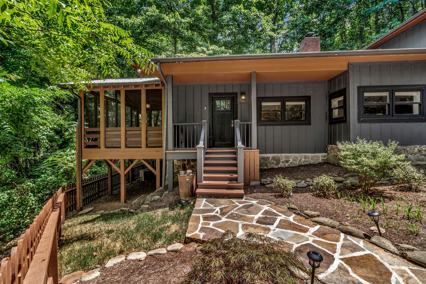 Tranquil Woodland Retreat with Hot Tub and Arcade Games near Black Mountain, NC