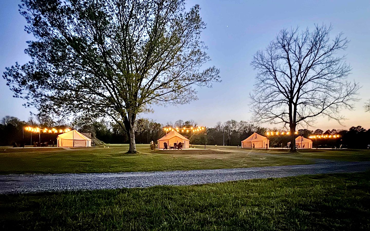 Incredible Bell Tent with Fire Pit on Private Patio for a Cozy Glamping Escape in Tahlequah, Oklahoma