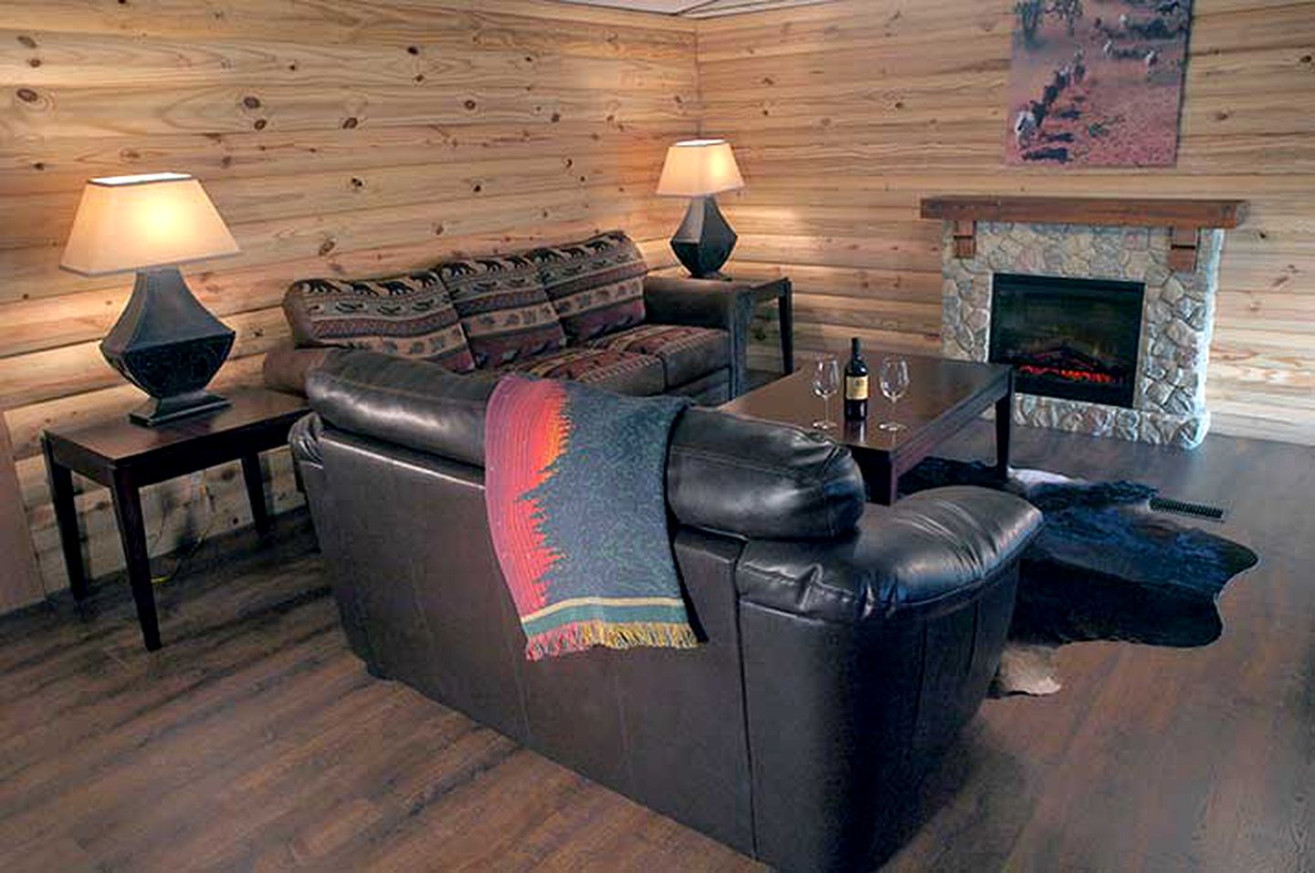 Rustic Cabin Rental with Private Hot Tub on Working Ranch and B&B near Houston, Texas