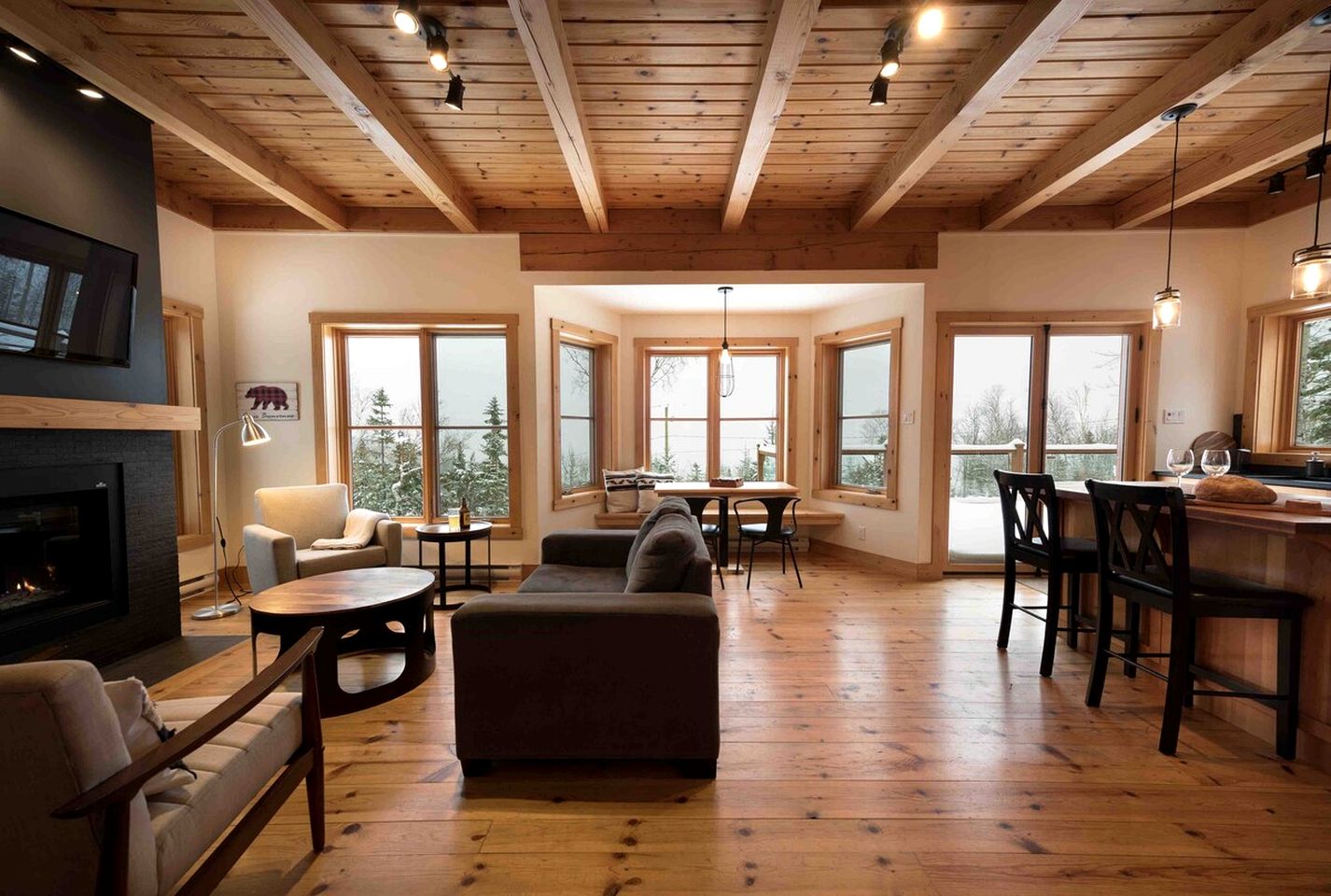 Idyllic Family Retreat with Hot Tub and Games Room in Charlevoix Region, Quebec