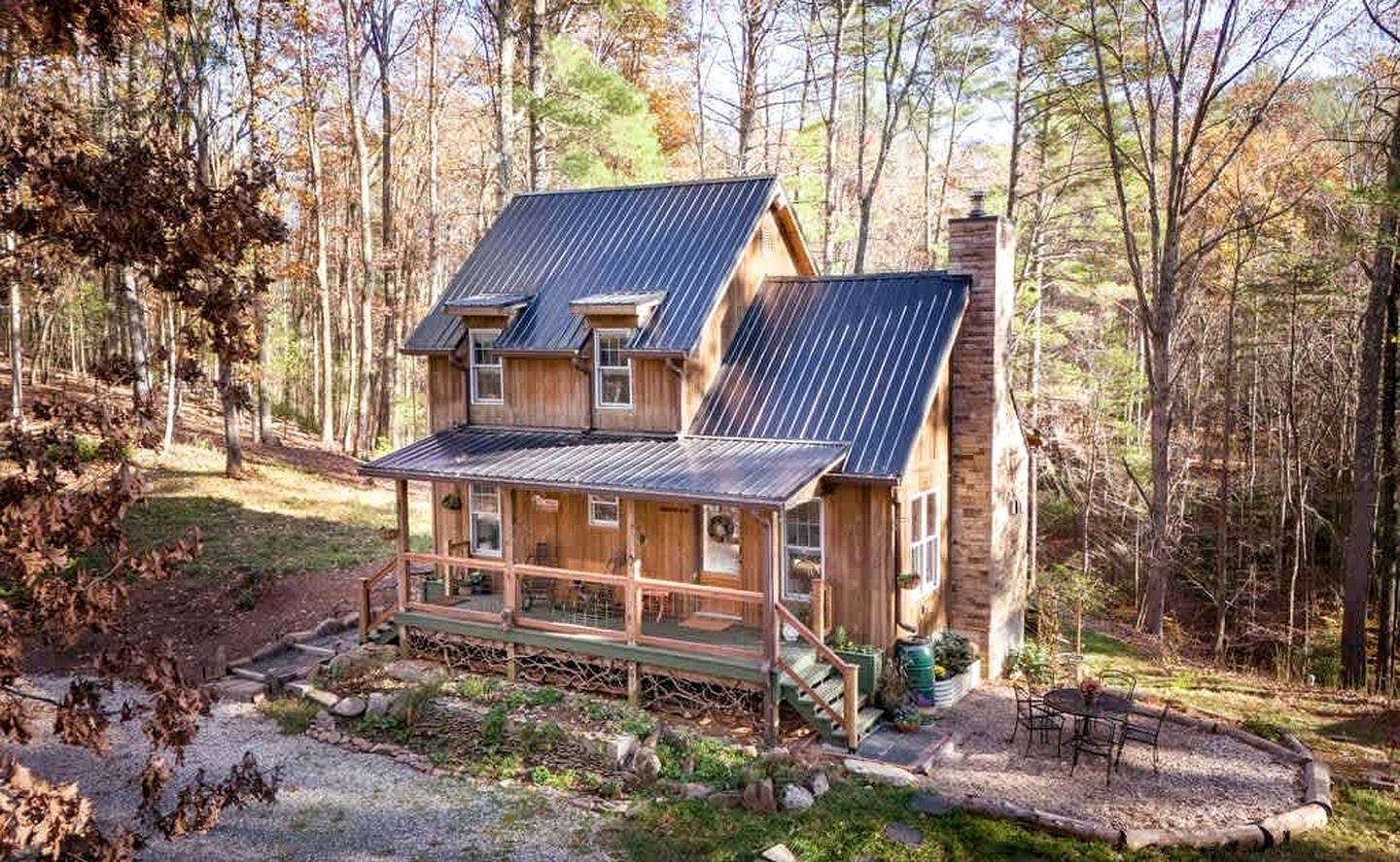 Cozy Mountain Cabin Retreat with Private Forest & Kayaks Near Blue Ridge Parkway, Virginia