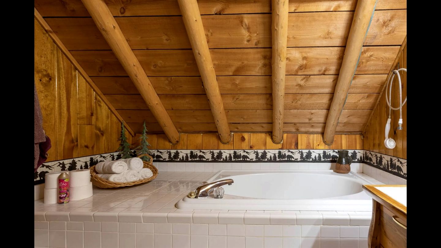 Rustic Cabin Retreat with Private Pond & Hot Tub near Island Park, Idaho