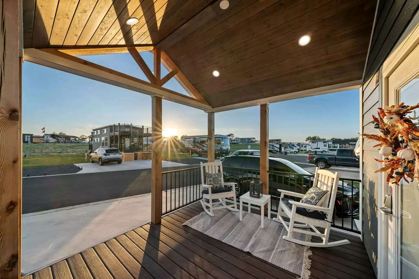 Charming Tiny Home with Private Resort Amenities, Fire Pit, and Hill Country Views Near Fredericksburg, TX