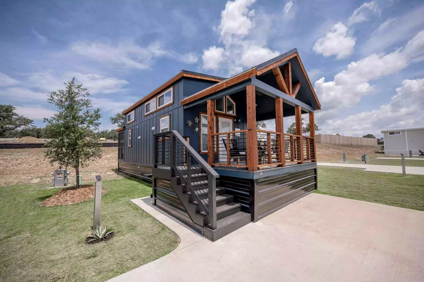 Luxury Tiny Home Hideaway with Resort-Style Amenities Near Fredericksburg, TX