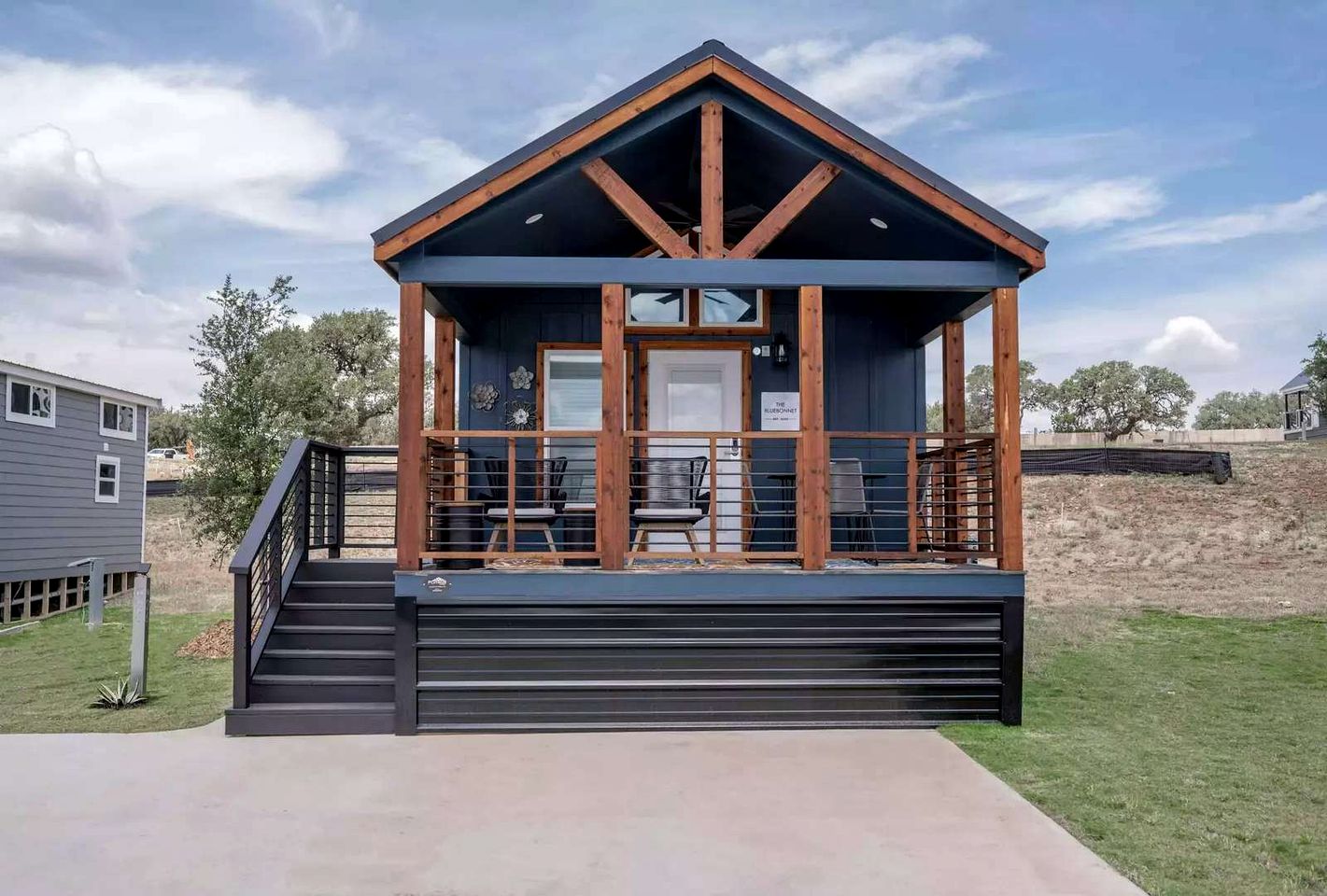 Luxury Tiny Home Hideaway with Resort-Style Amenities Near Fredericksburg, TX