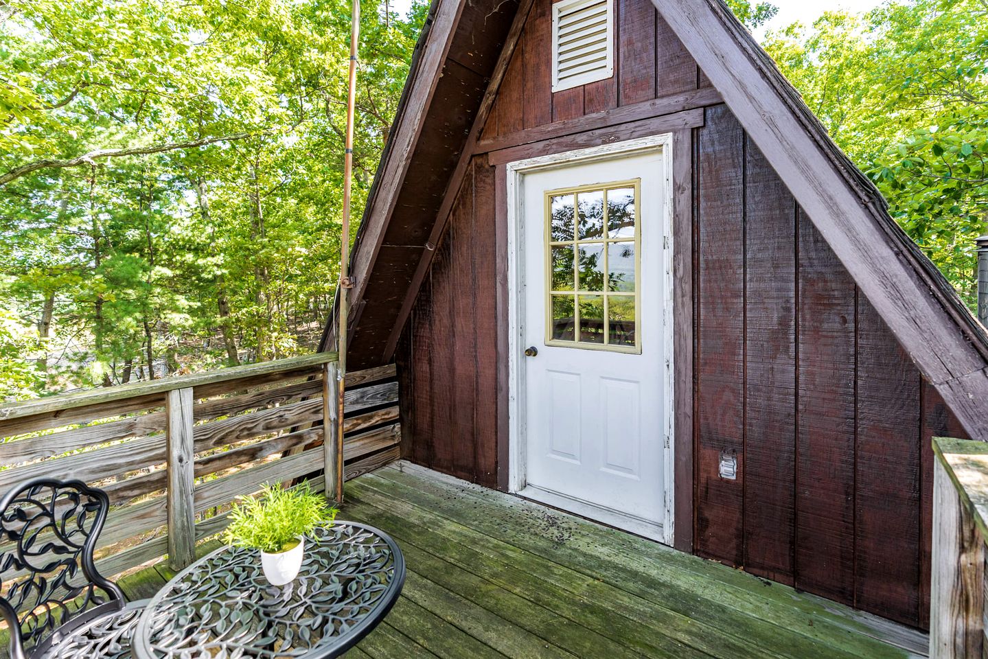 Traditional A-Frame Cabin with Stunning Views, Hot Tub, Deck, Grill and Fire Pit Near Cacapon State Park in Berkeley Springs, WV