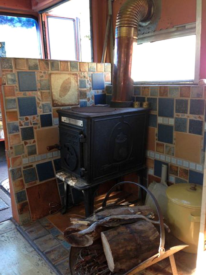 Off-Grid, Bohemian Bus in Point Arena, California