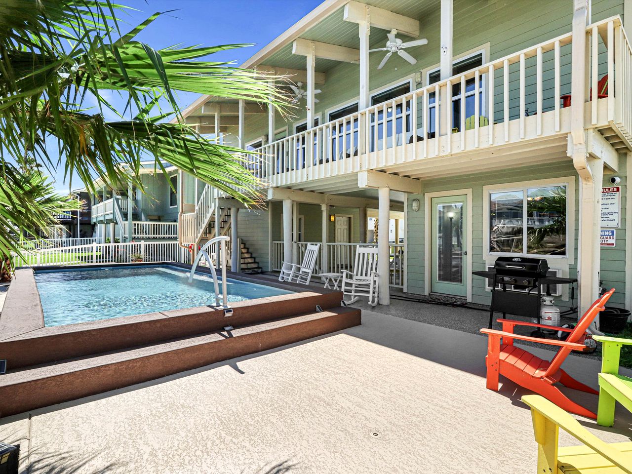 Spacious Waterfront Vacation Home with Private Pool and Dock near Rockport, Texas
