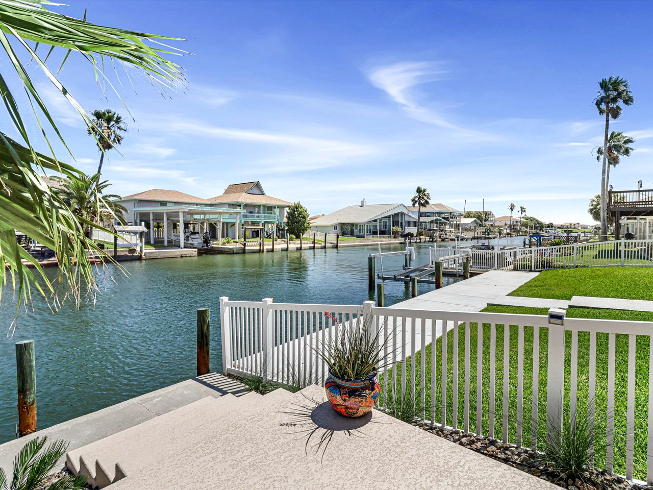 Spacious Waterfront Vacation Home with Private Pool and Dock near Rockport, Texas