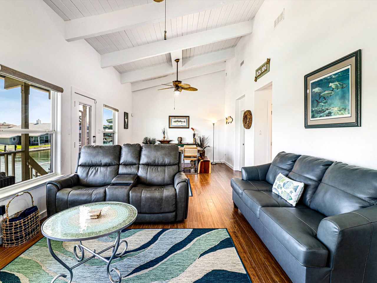 Spacious Waterfront Vacation Home with Private Pool and Dock near Rockport, Texas