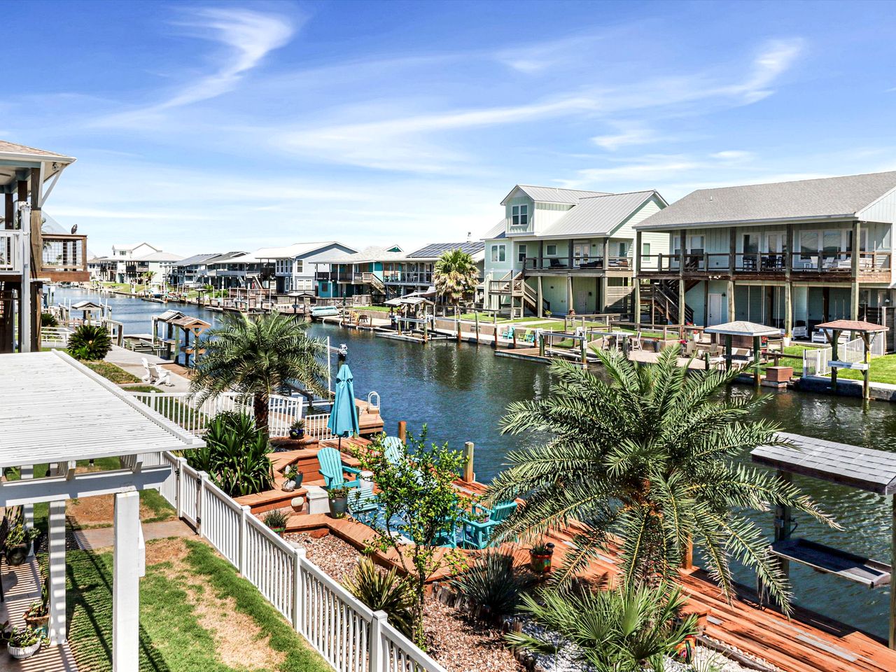 Spacious Waterfront Vacation Home with Private Pool and Dock near Rockport, Texas