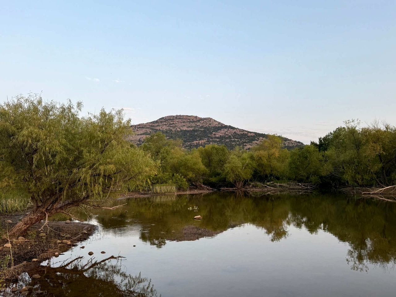 Cozy Tiny Home with Private Patio & Hammock Chairs near Bath Lake in Medicine Park, Oklahoma
