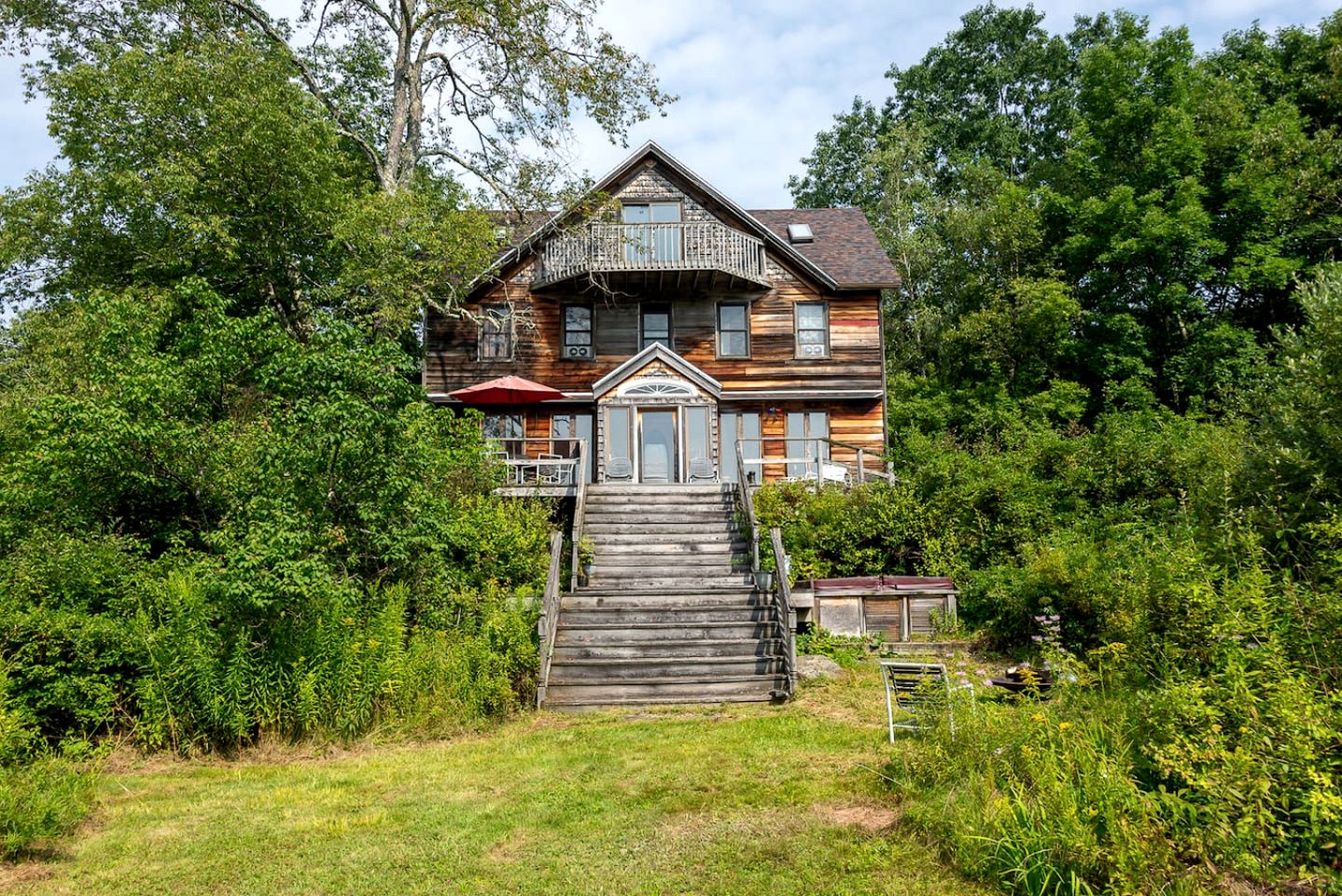 Secluded Creative Hideaway with Pond, Porch & Forest Views in Andes, New York