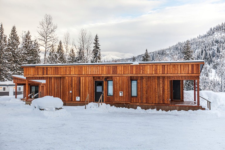 Contemporary Ski Cabin with a Fireplace in Revelstoke, British Columbia | Cabins (Revelstoke, British Columbia, Canada)