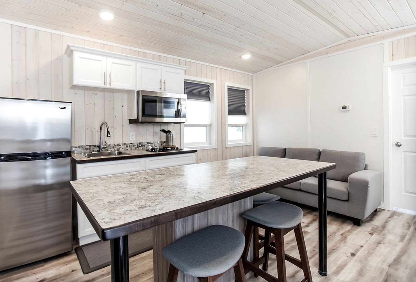Contemporary Ski Cabin with a Fireplace in Revelstoke, British Columbia