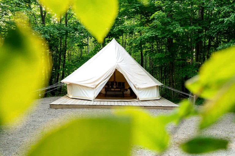 Bell Tents (Canada, Northern Bruce Peninsula, Ontario)