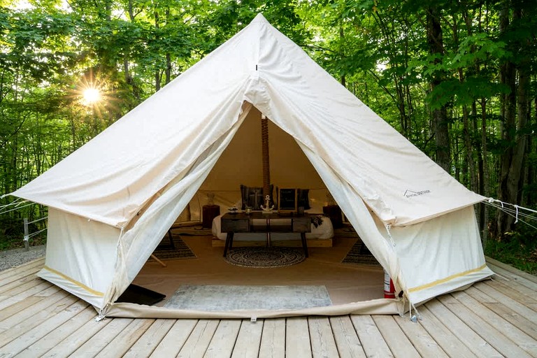 Bell Tents (Canada, Northern Bruce Peninsula, Ontario)