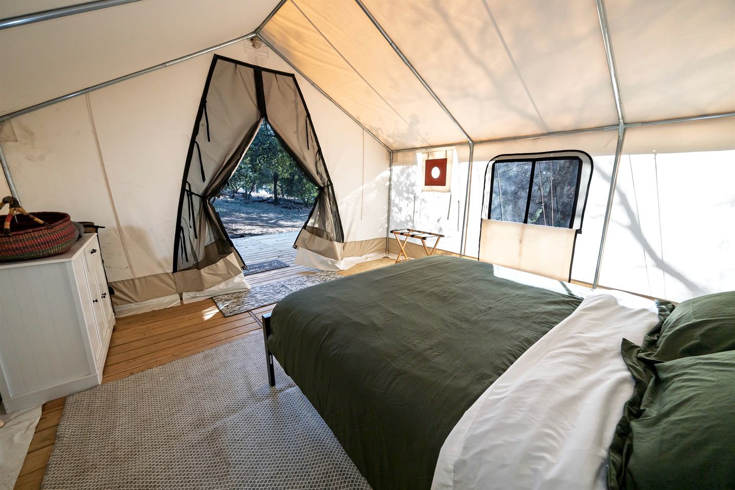 Secluded Luxury Glamping Tent with Panoramic Mountain Views near Pauma Valley, CA