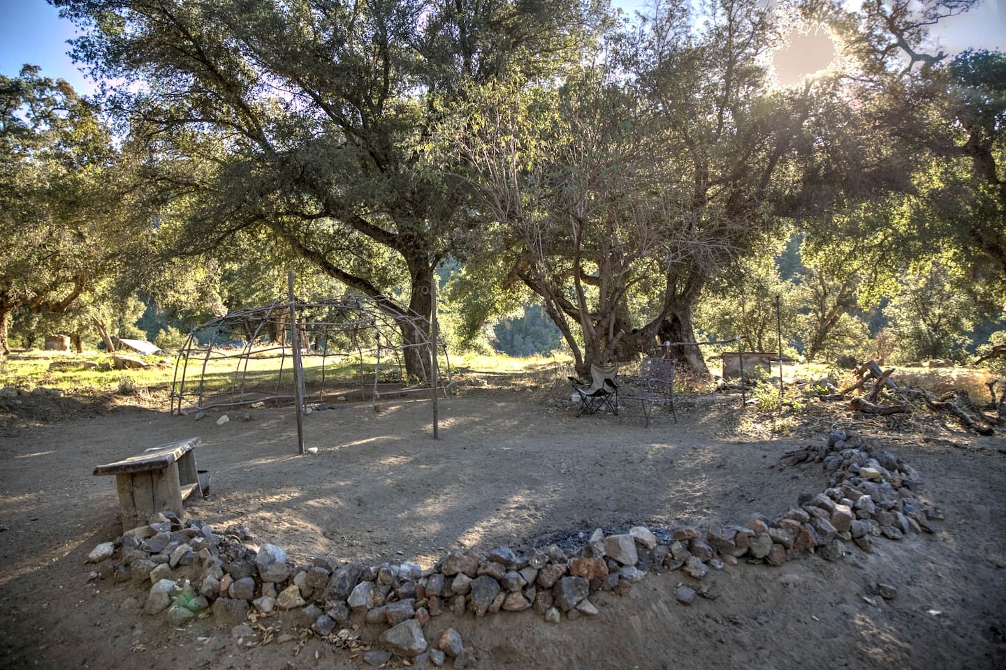 Secluded Luxury Glamping Tent with Panoramic Mountain Views near Pauma Valley, CA