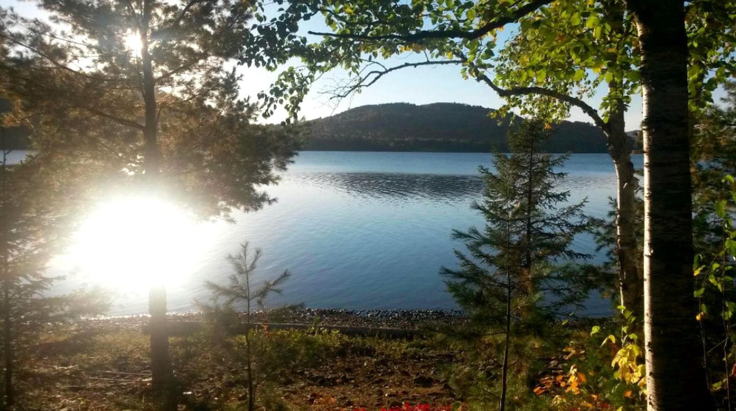 Waterfront Cabin for a Fishing Getaway by Reed Pond in Ashland, Maine