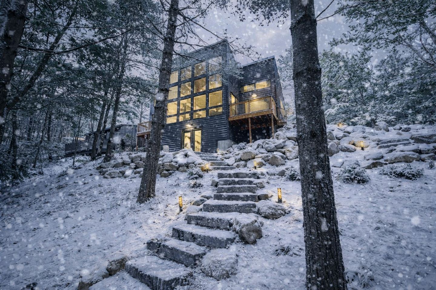 Cabins (United States of America, Brownfield, Maine)