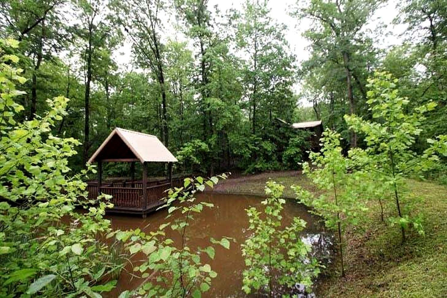 Romantic Cabin Getaway for Two with Hot Tub, Pond & Western Charm in Beavers Bend