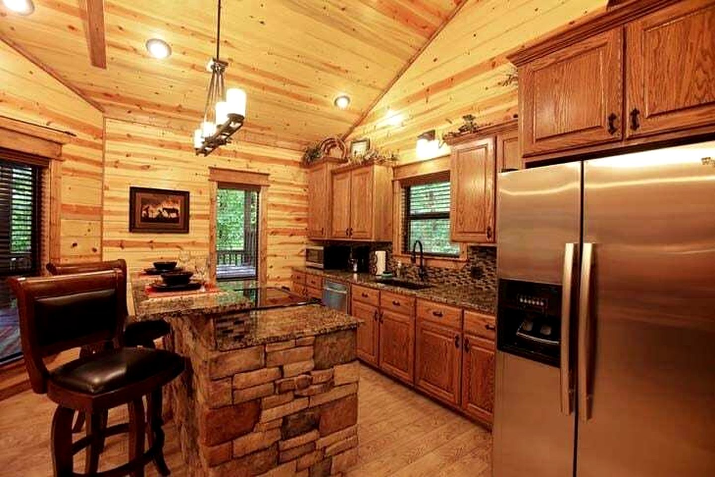 Romantic Cabin Getaway for Two with Hot Tub, Pond & Western Charm in Beavers Bend