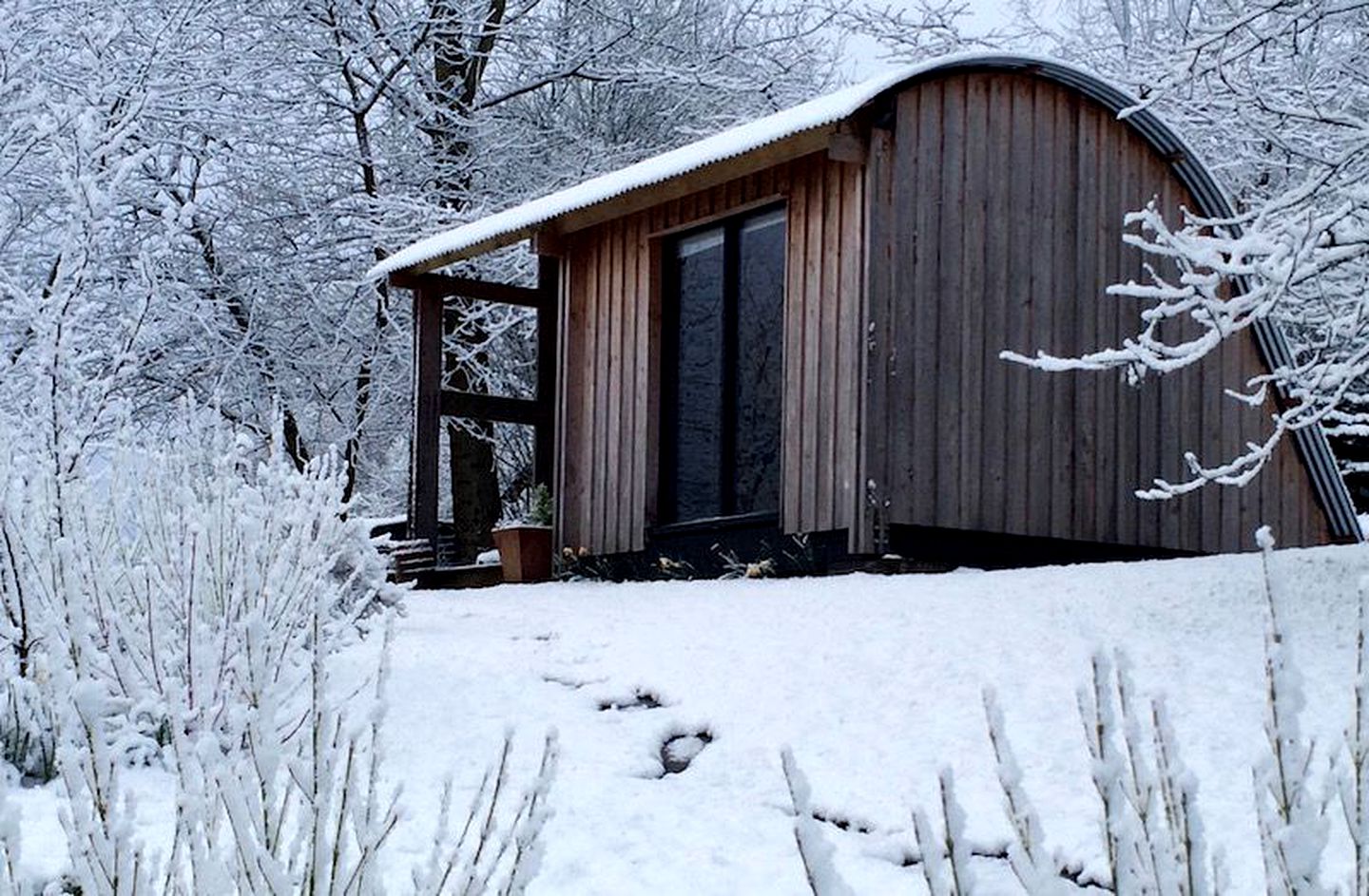 Pet-Friendly Camping Pod for Two on a 20-Acre Smallholding in Powys, Wales