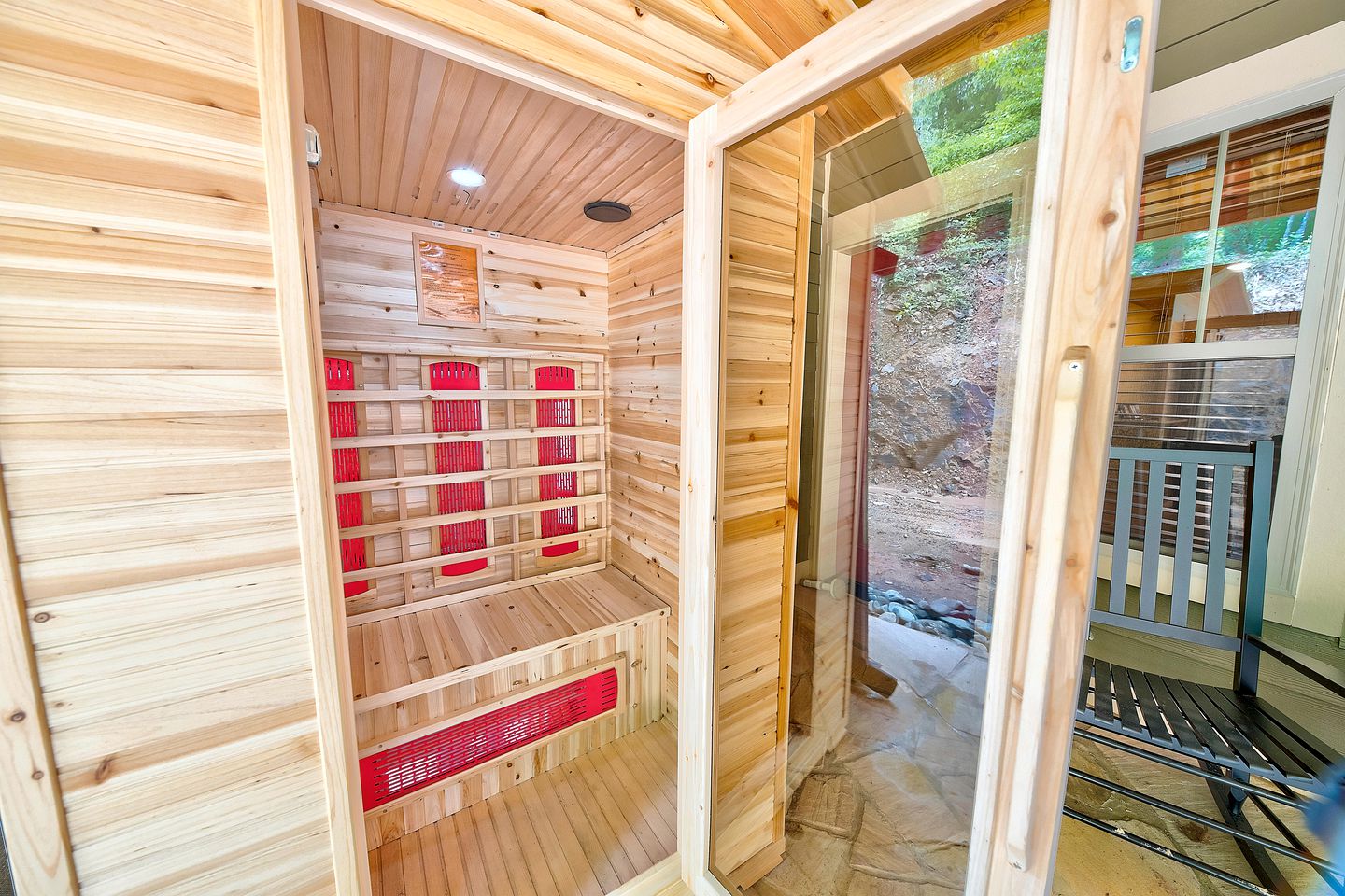 Secluded Cabin with Sauna, Home Theater, Game Room and Outdoor Pool in Gatlinburg, Tennessee