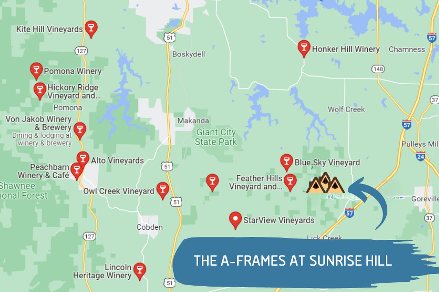 Breathtaking A-frame with Impressive Nature Views in Carbondale, Illinois