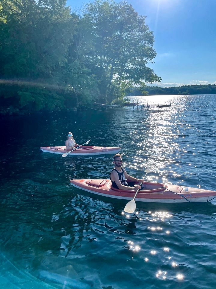 Island Glamping in a Beautiful Floating Home on an Island in Monmouth, Maine