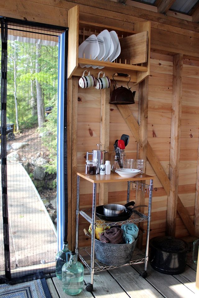 Island Glamping in a Beautiful Floating Home on an Island in Monmouth, Maine