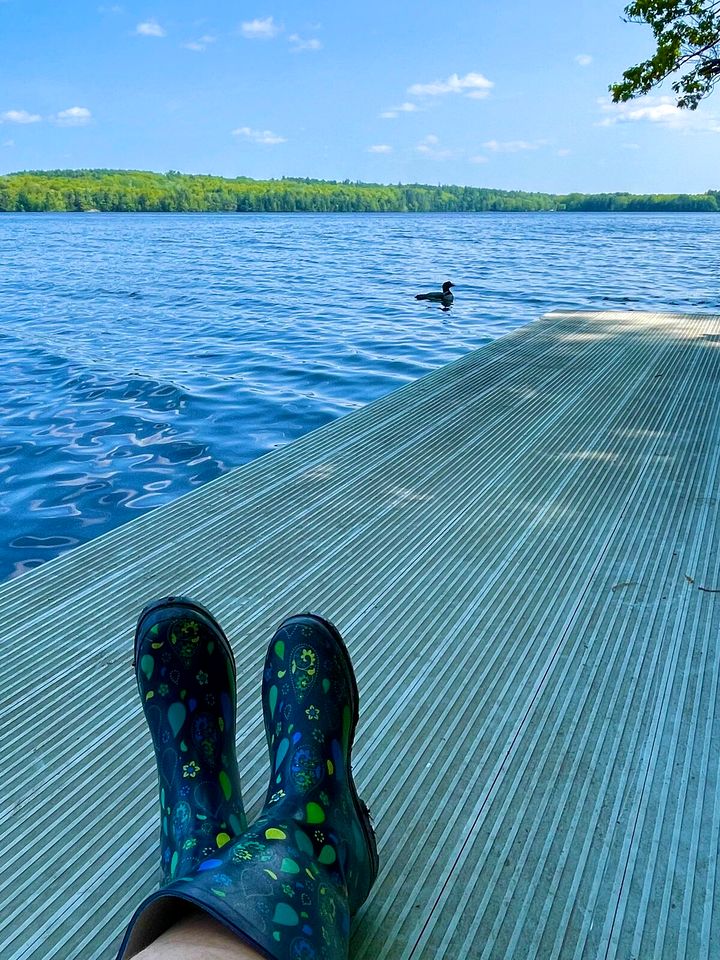 Island Glamping in a Beautiful Floating Home on an Island in Monmouth, Maine